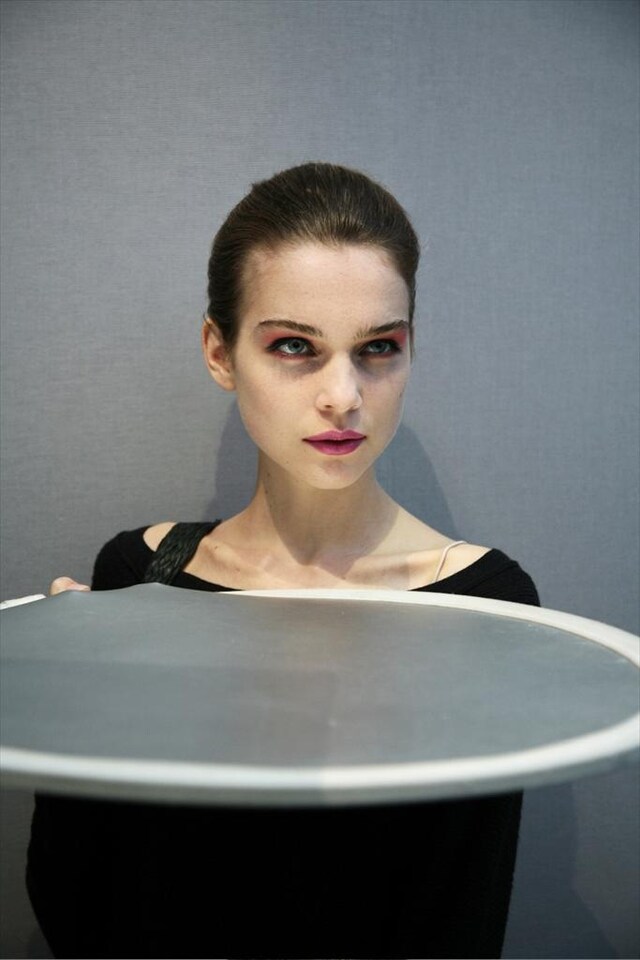 Backstage at YSL, Photography by Alfredo Piola