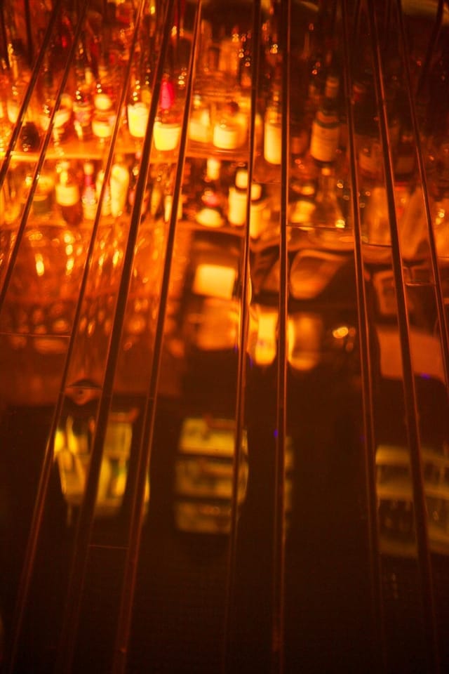 Reflection of the bar at Silencio