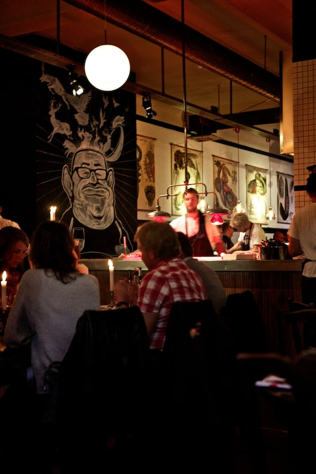 Open kitchen at Bastard