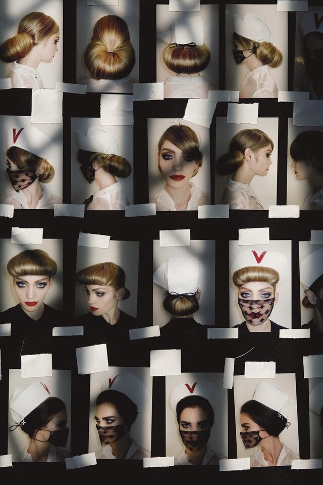 Polaroid sequence from the Spring/Summer 2008 runway show, d