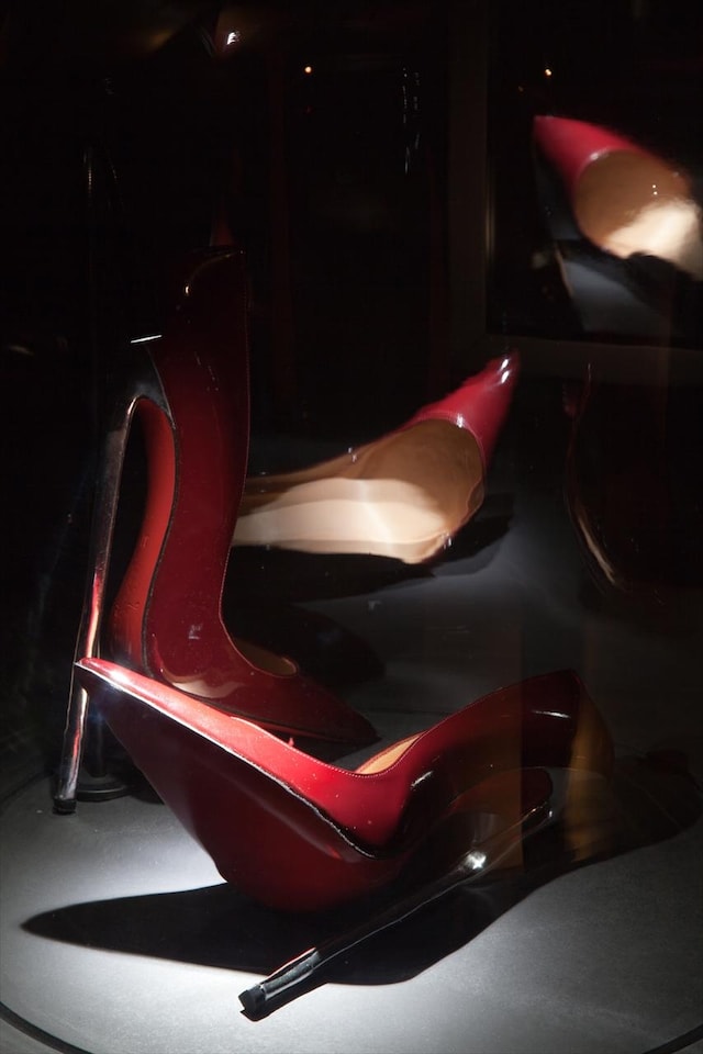 Shoes by Christian Louboutin for Fetish exhibition with Davi
