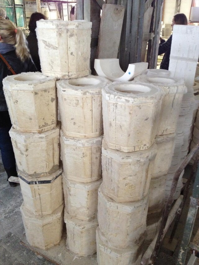 Casting moulds for the candle pots