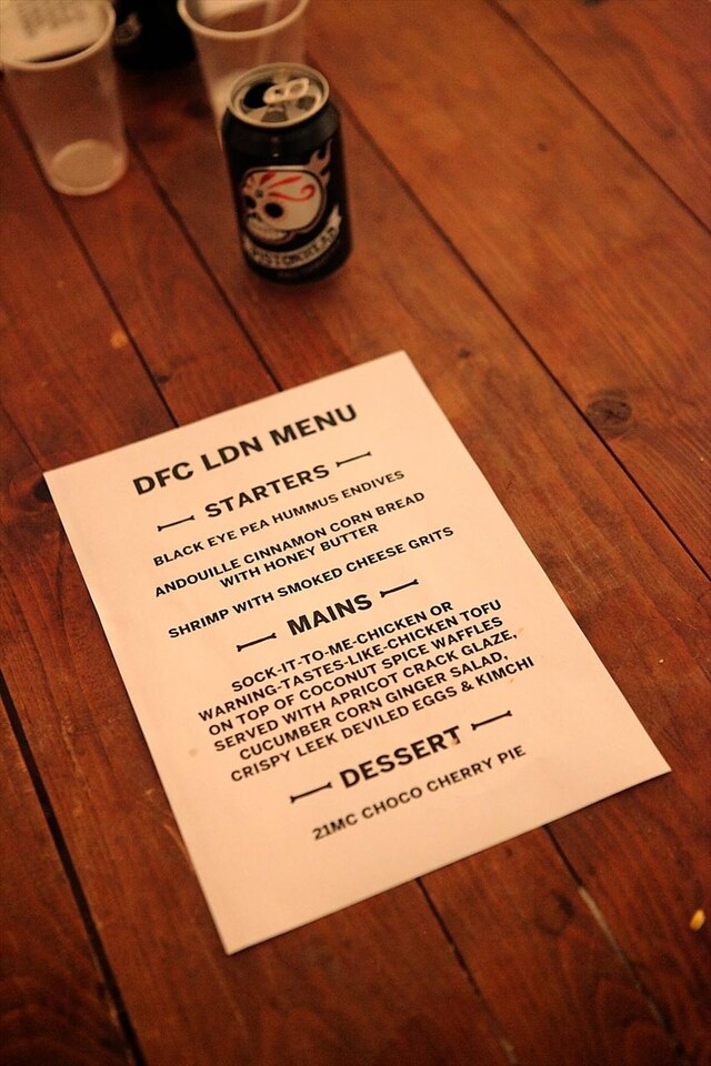Menu for DFC LDN