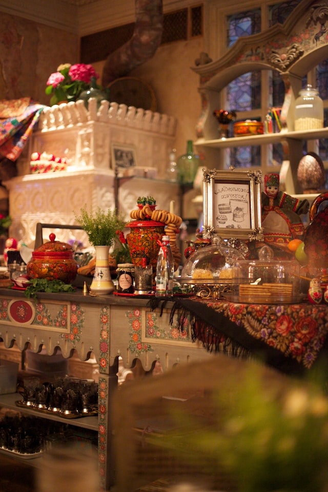 The interior at Mari Vanna