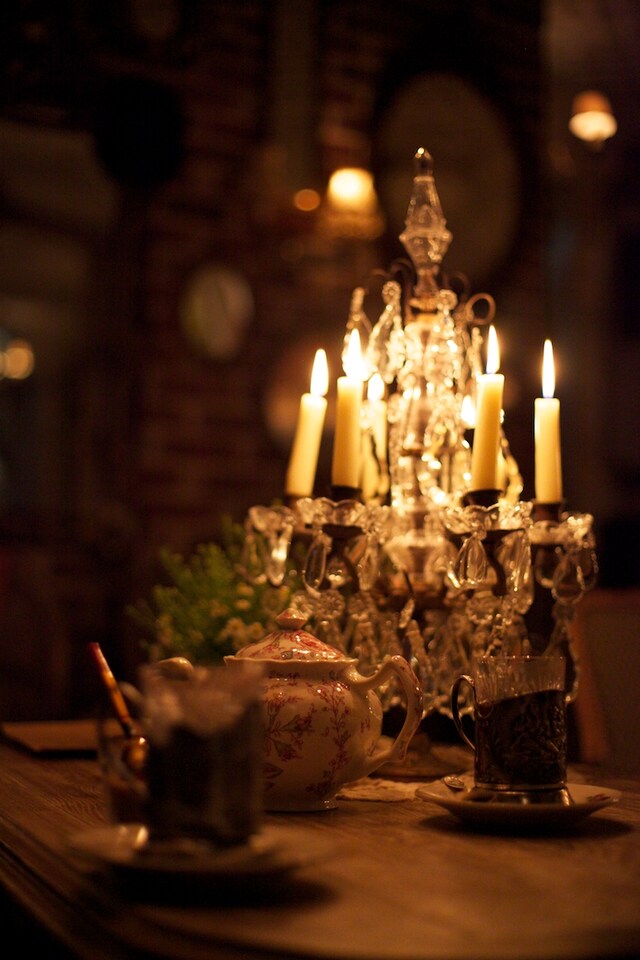 The lounge at Mari Vanna