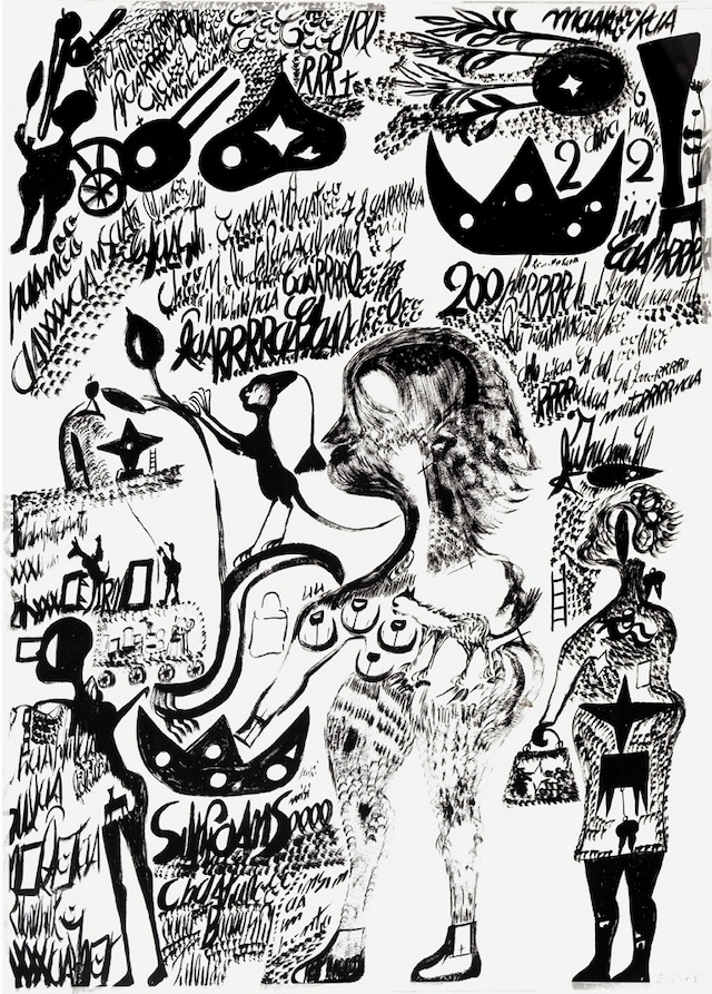 Carlo Zinelli, Untitled, 1966