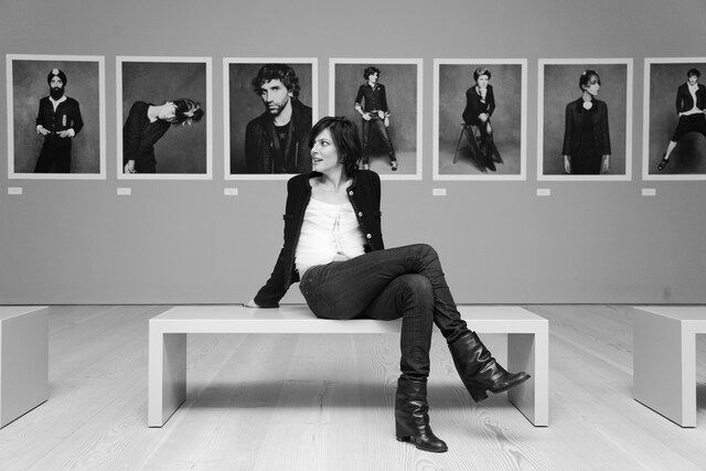 Anna Mouglalis at The Little Black Jacket Exhibition at Saat