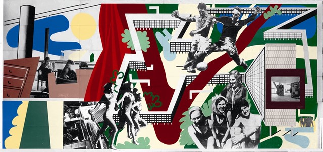 Le Corbusier, Habiter (Dwelling), photo collage, Pavillon de