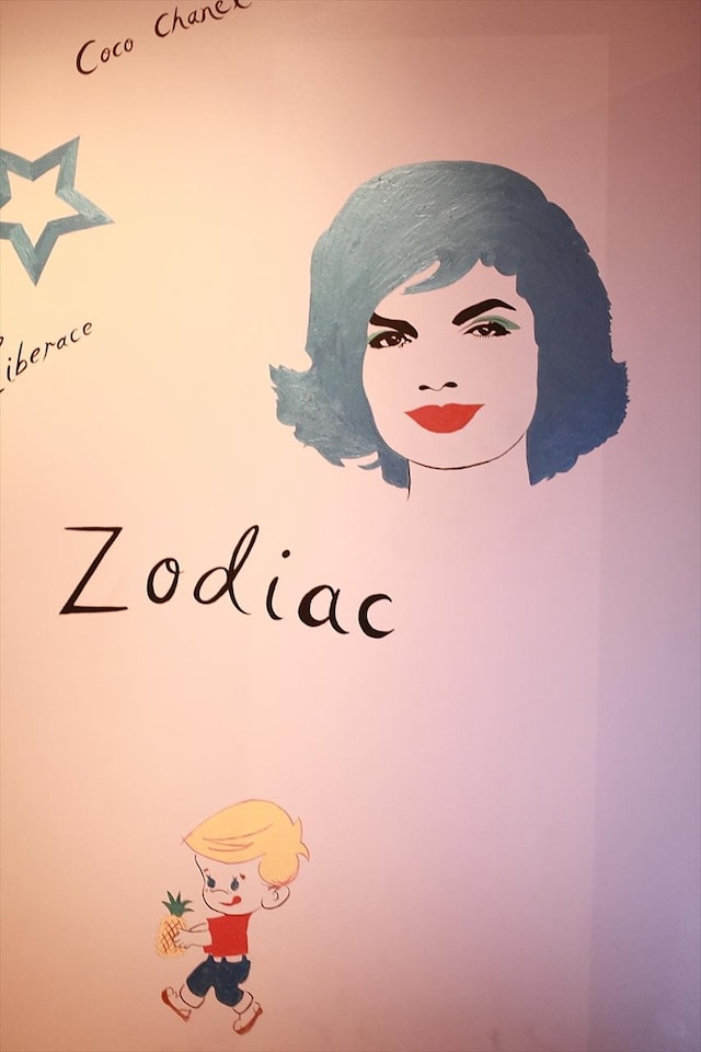 Jackie O stencil by David Urquhart