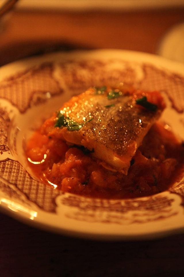 Cured tuna fillet at Trangallan