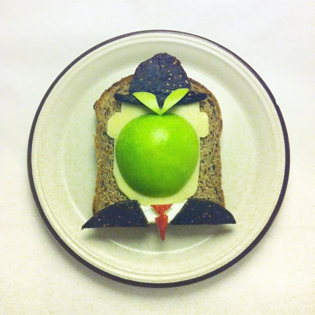 The Art Toast Project: Ren&#233; Magritte, The Son of Man