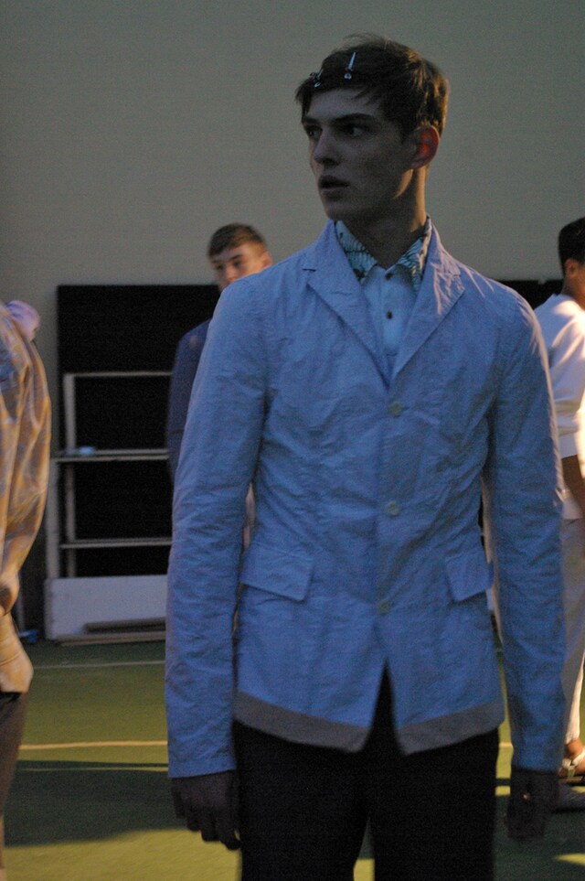 Backstage at Kolor, Pitti Uomo 2014