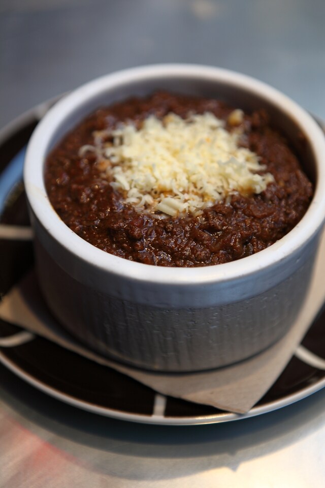 Chili mac at Blue Plate