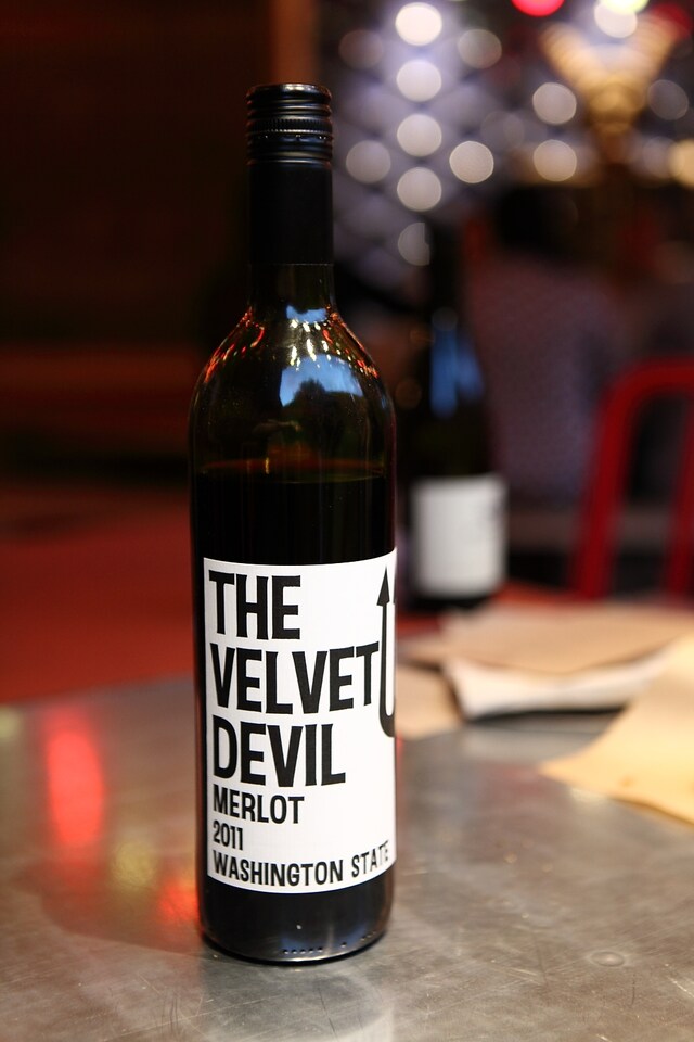 Merlot from Washington State at Blue Plate