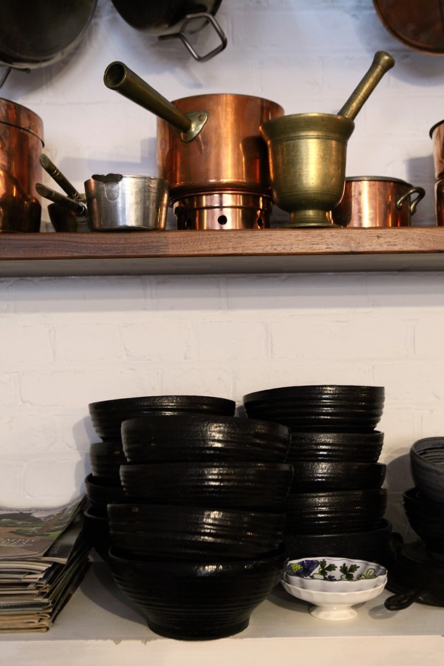 Bowls and copperware