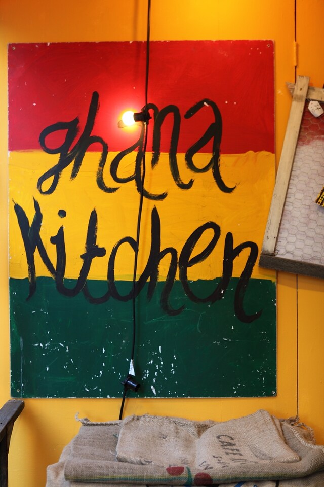 Ghana kitchen wall painting