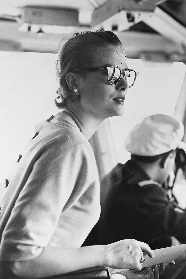 Grace Kelly&#39;s button back sweater inspired the design from C