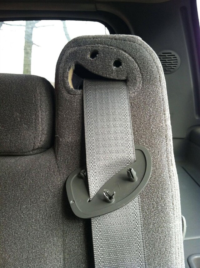 Drooling seatbelt