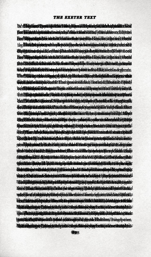 E, (The Exeter Text), every page of Georges Perec&#39;s The Exet