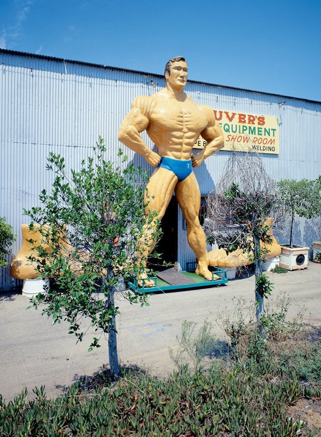 Kitsch imitates reality at a movieprop rental shop, c. 1978
