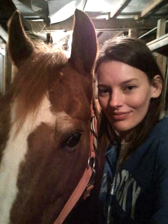 Amanda Murphy with Jesabel