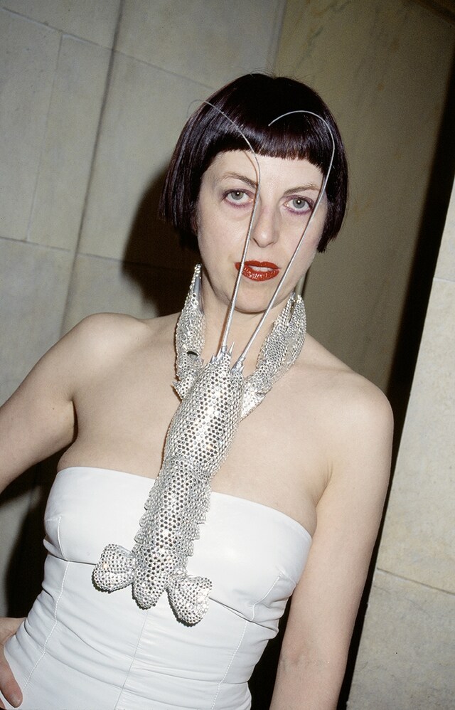 Isabella Blow at the American Embassy, 1998
