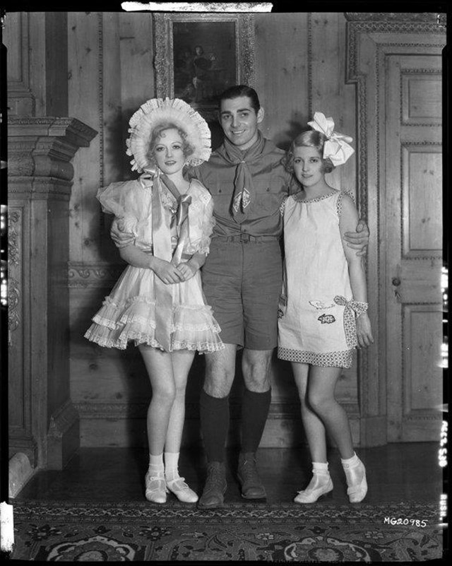 Marion Davis, Clark Gable &amp; Betty Grable at Hearst Costume P