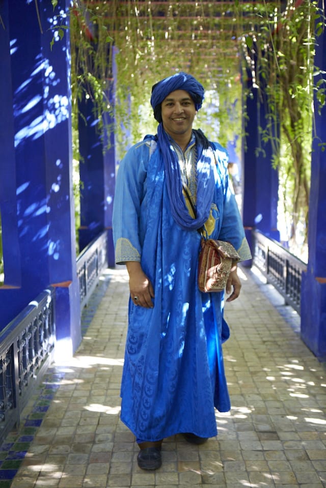 Berber at the Jardin Majorelle