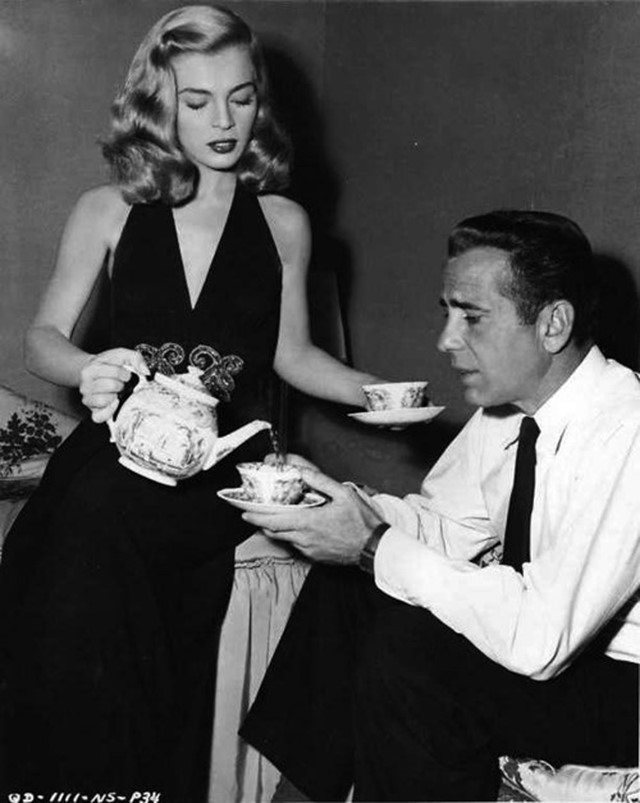 Humphrey Bogart and Lizabeth Scott in Dead Reckoning, 1947