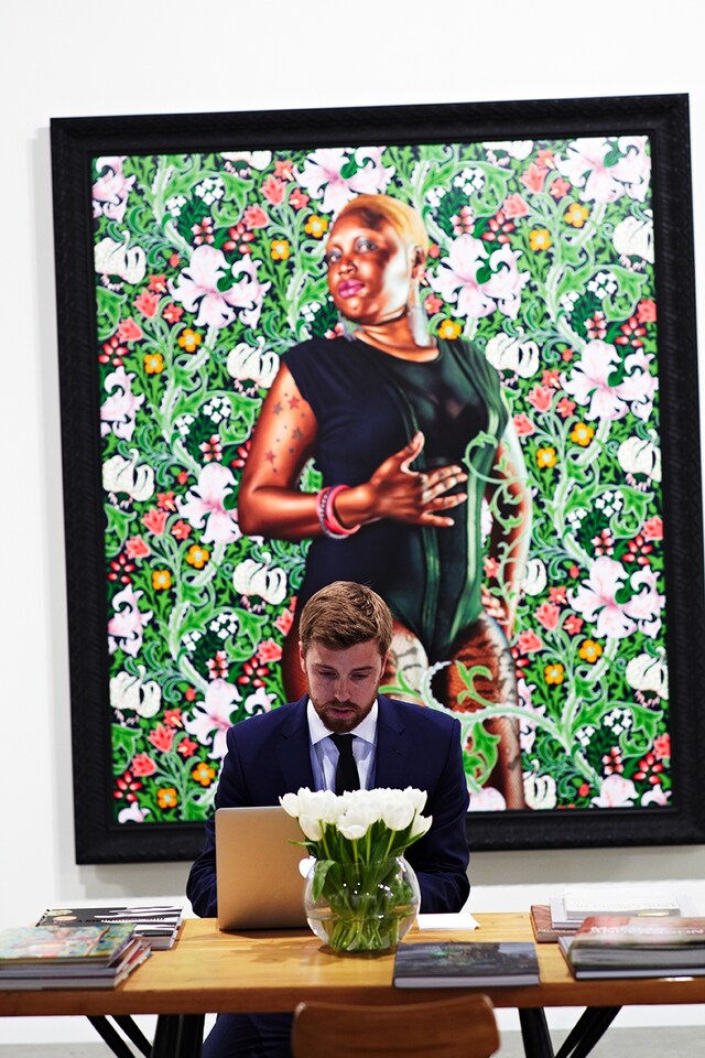People at Miami Art Basel 2013