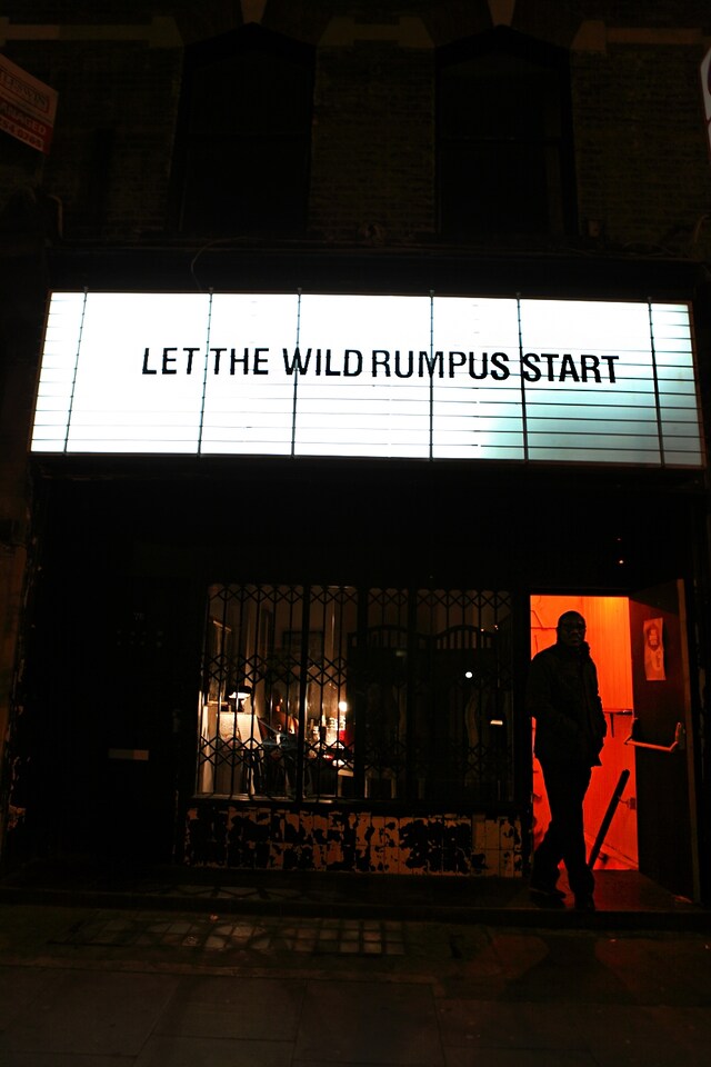 Cinema sign at Ruby&#39;s