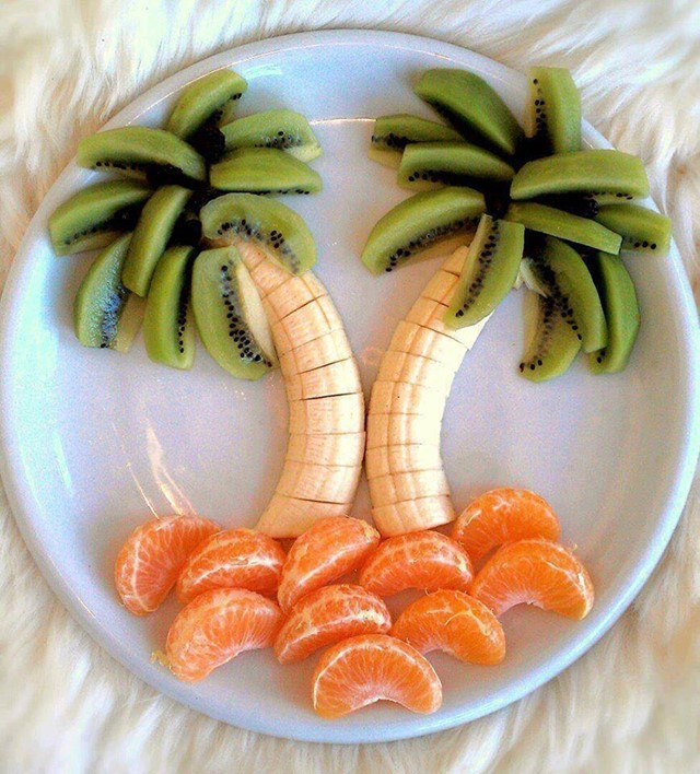 Tropical fruit plate