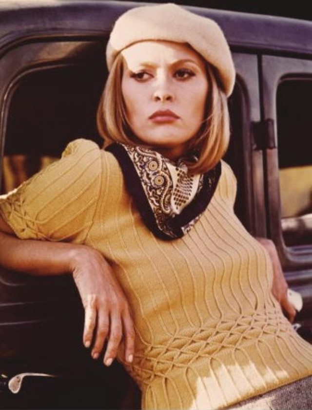 Faye Dunaway in Bonnie and Clyde, 1967