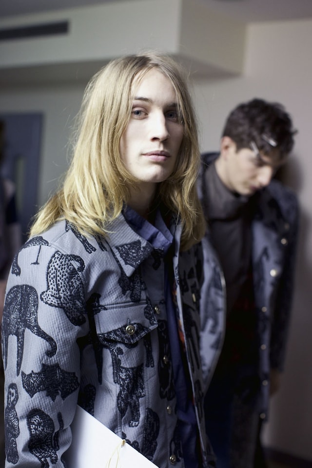 Michael Sharp (Elite Model Management) at Paul Smith A/W14