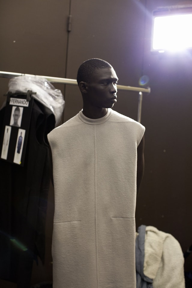 Fernando Cabral (Next London) at Rick Owens A/W14