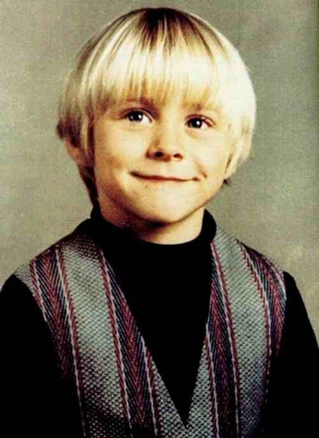Kurt Cobain as a boy