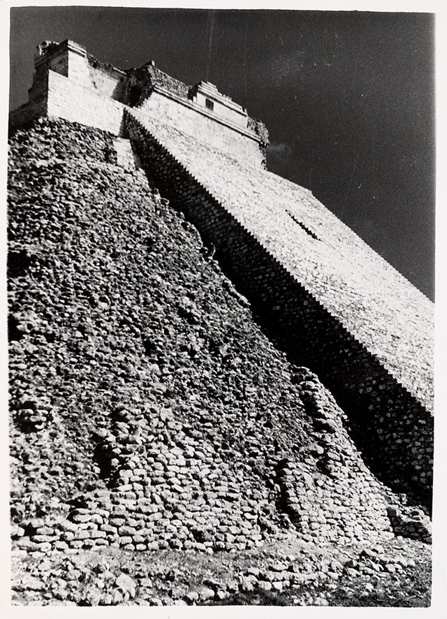 Josef Albers, Untitled (Pyramid of the Magician, Uxmal, Mexi