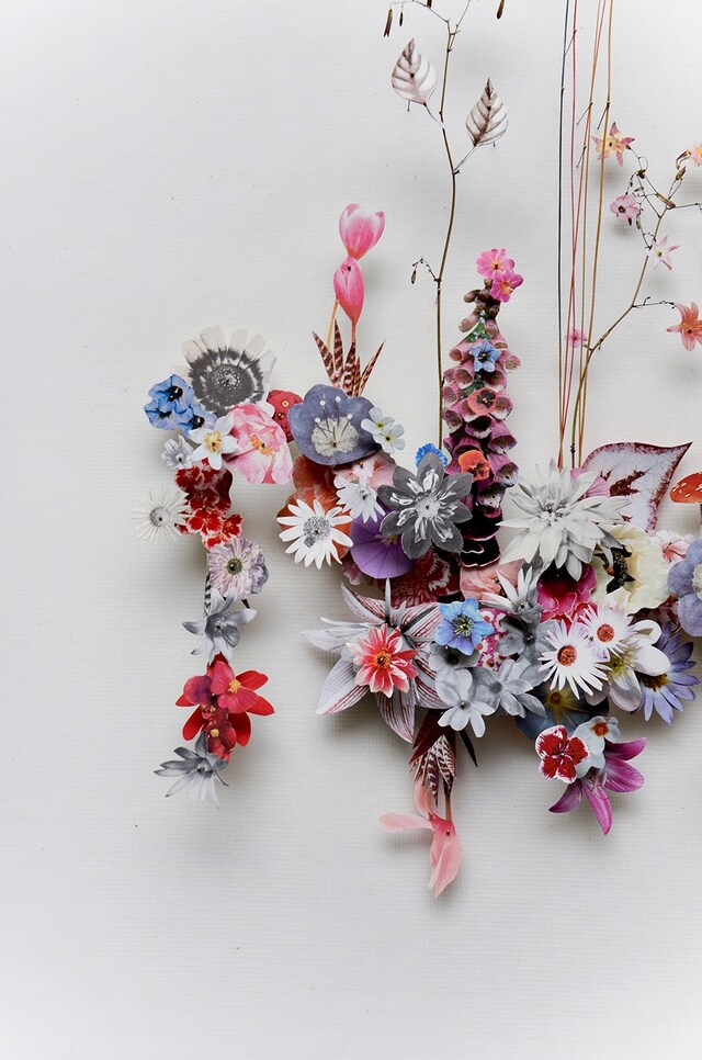 Flower construction #37 by Anne Ten Donkelaar