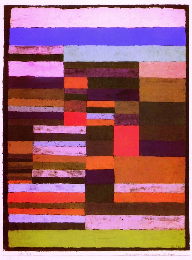 Paul Klee, Individualised Alimtery of Stripes, 1930