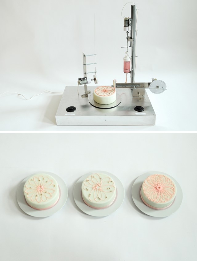 Till You Stop: Cake Decoration Robot by Mischer&#39;Traxler Stud