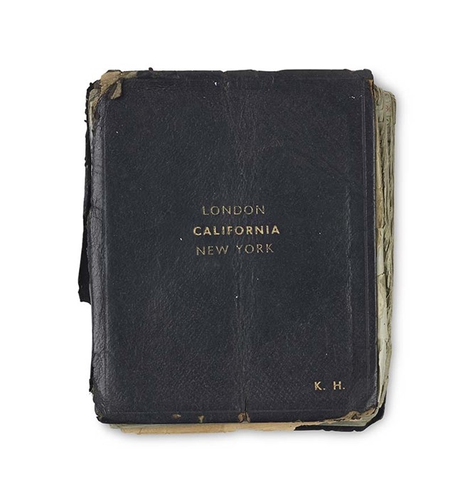 Katharine Hepburn&#39;s Panama Address Book, 1955-6