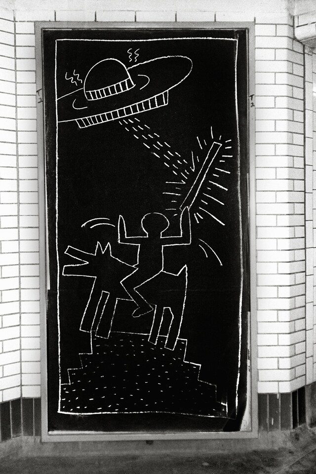 Keith Haring Subway, 1979, by Fernando Natalici