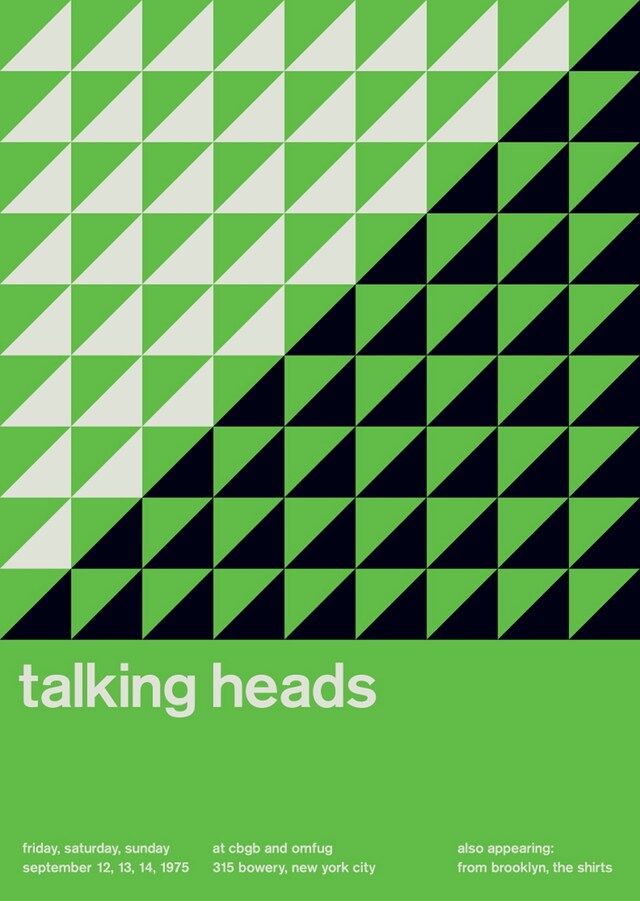 Talking Heads, 2014 via CBGB, 1975 by Mike Joyce