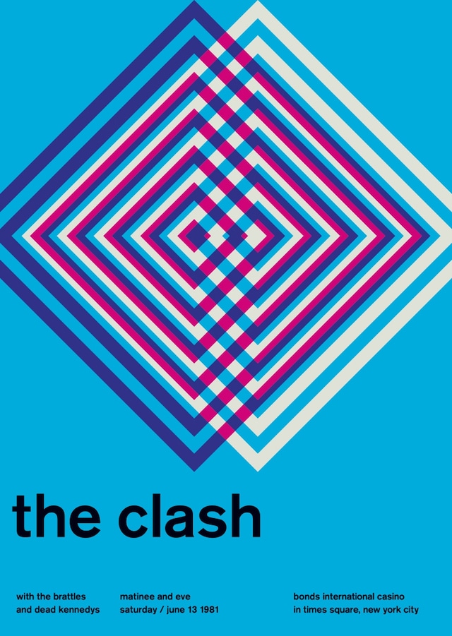 The Clash, 2014 via Bonds International Times Square, 1981 b