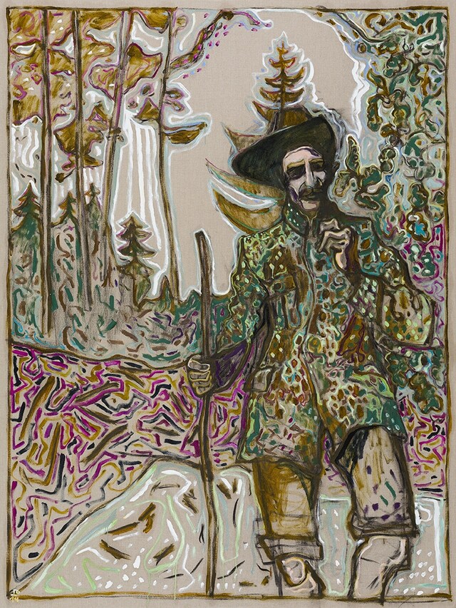 Billy Childish, Edge of the Forest (version y), 2014, 2012