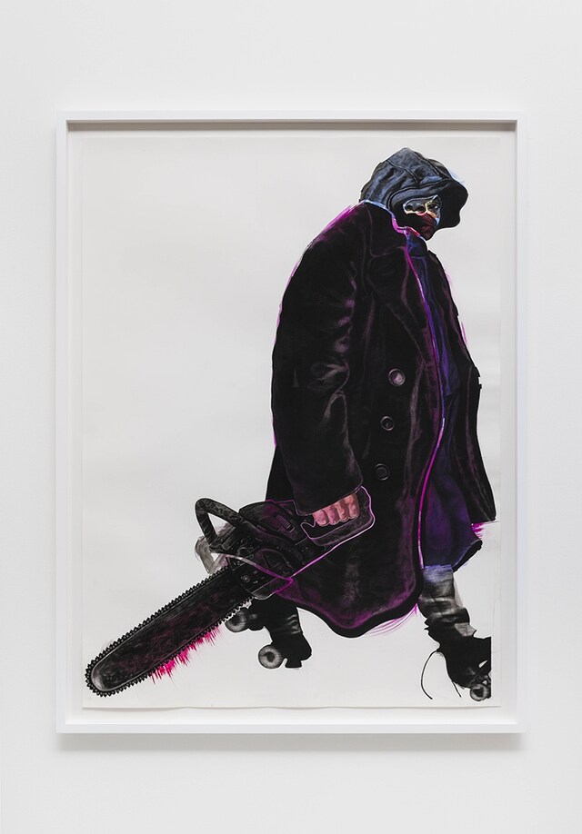 Nathaniel Mary Quinn, Chainsaw Master, 2014