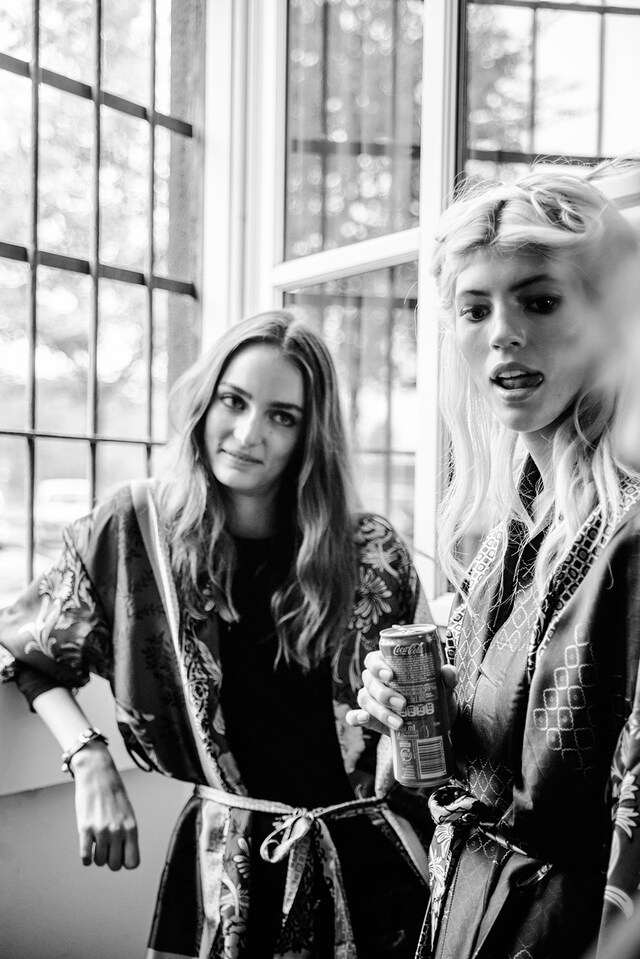 Zuzanna Bijoch and Devon Windsor for Etro S/S15