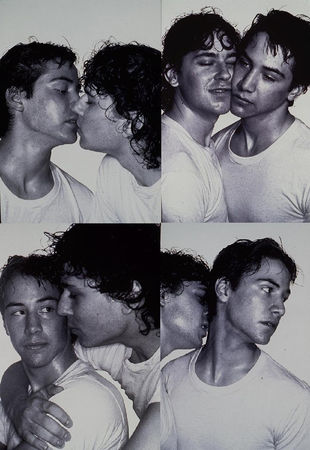 Keanu Reeves in press shots for 1984 theatre production of W