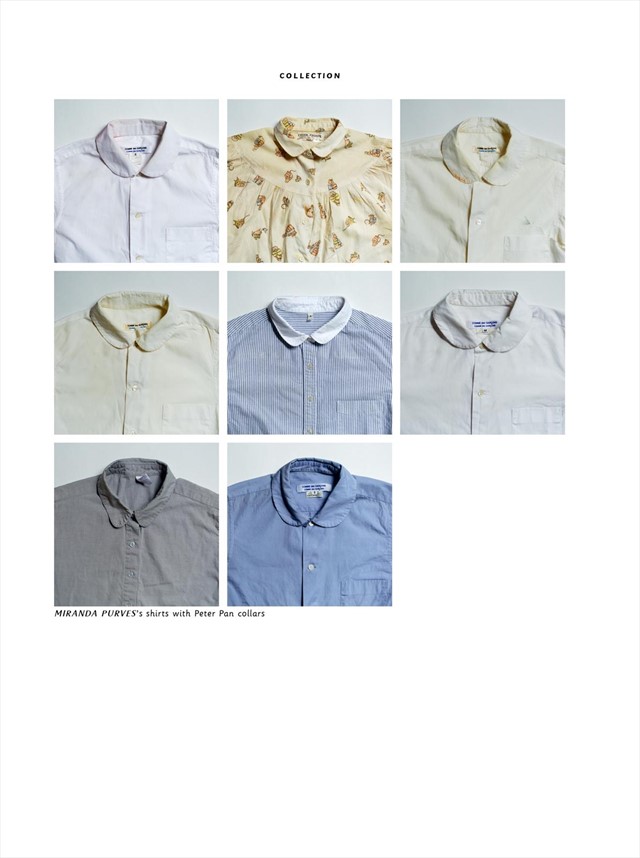 Miranda Purves&#39;s shirts with Peter Pan collars