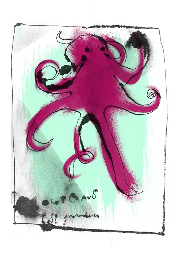 Octopus in Carsten H&#246;ller&#39;s Gartenkinder, at Frieze